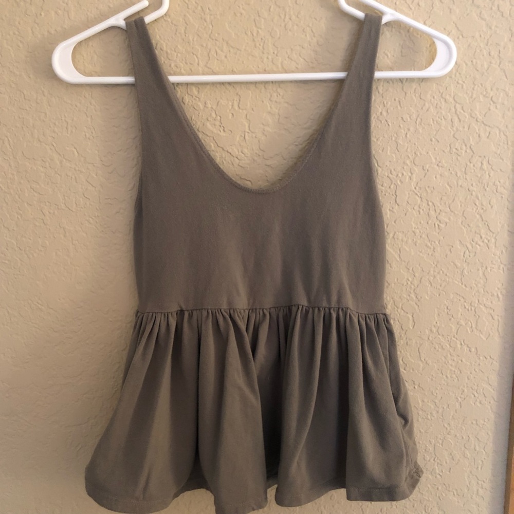 Peplum Tank